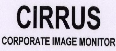 Cirrus Corporate Image Monitor Device mark 1464709 Trademark