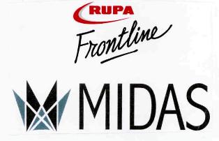 Rupa Frontline Midas, Device Of Curved Line Device mark 2960022 Trademark