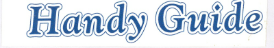 Handy Guide (label) Device mark 1124738 Trademark