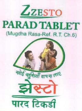 Zzesto Parad Tablet Device mark 2488977 Trademark