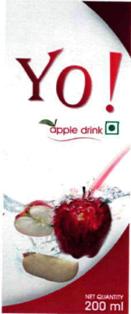 Yo! Apple Drink Device mark 2016248 Trademark
