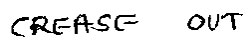 Crease Out. Device mark 790224 Trademark