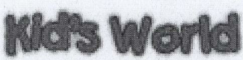 Kids World Device mark 1547444 Trademark