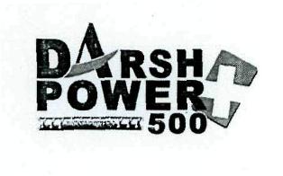 Darsh Power Plus 500 Device mark 2633500 Trademark
