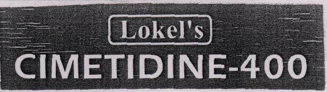 Lokel's Cimetidine-400 (label) Device mark 1571778 Trademark