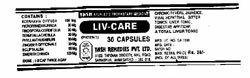 Liv-care Device mark 1052425 Trademark
