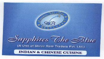 Sapphires The Blue With Label Device mark 1663226 Trademark