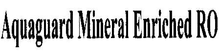Aquaguard Mineral Enriched Ro Device mark 1809550 Trademark