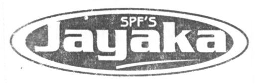 Spf"s Jayaka (label) Device mark 1623592 Trademark