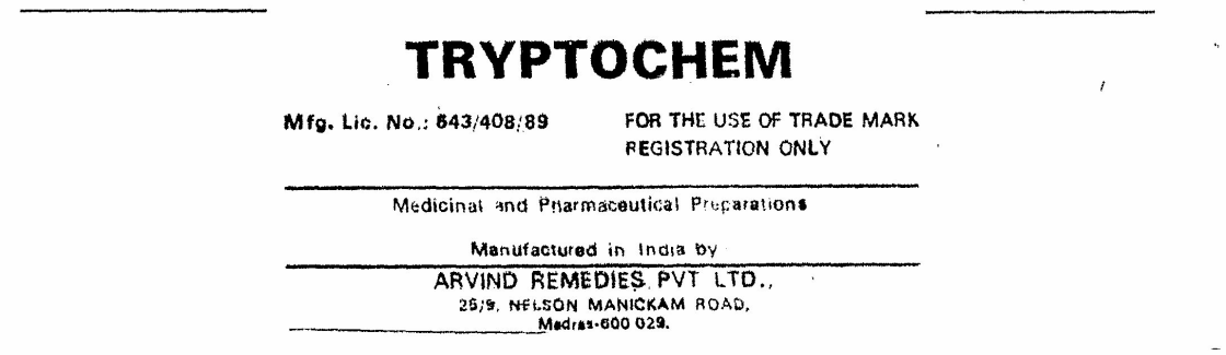 Tryptochem Device mark 582014 Trademark