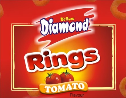 Yellow Diamond Rings Tomato Device mark 2188725 Trademark
