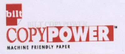 Bilt Copypower (label) Device mark 1739668 Trademark