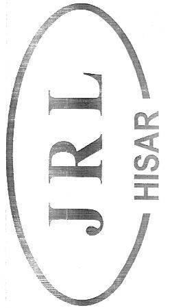Jrl Hisar (label) Device mark 2545946 Trademark