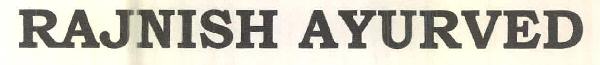 Rajnish Ayurved Device mark 2981844 Trademark