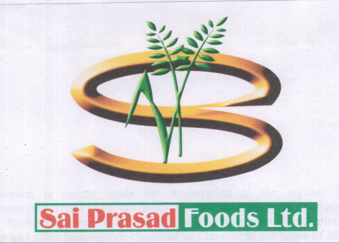 Sai Prasad Foods Ltd Device mark 1982915 Trademark