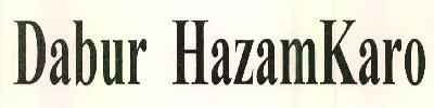 Dabur Hazamkaro Device mark 2836846 Trademark