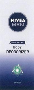 Nivea Men Fresh Protect Body Deodorizer Energy(label) Device mark 2897665 Trademark