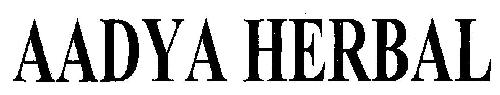 Aadya Herbal (device) Device mark 2606363 Trademark