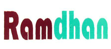 Ramdhan (logo) Device mark 2370175 Trademark