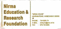 Nirma Education & Research Foundation Device mark 1245970 Trademark