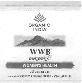 Organic India Wwb Women's Health (device) Device mark 2519580 Trademark