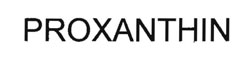 Proxanthin Device mark 2721727 Trademark