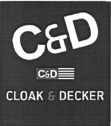 C&d Cloak & Decker (label) Device mark 2647850 Trademark