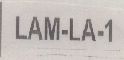 Lam-la-1 (device Label) Device mark 926099 Trademark