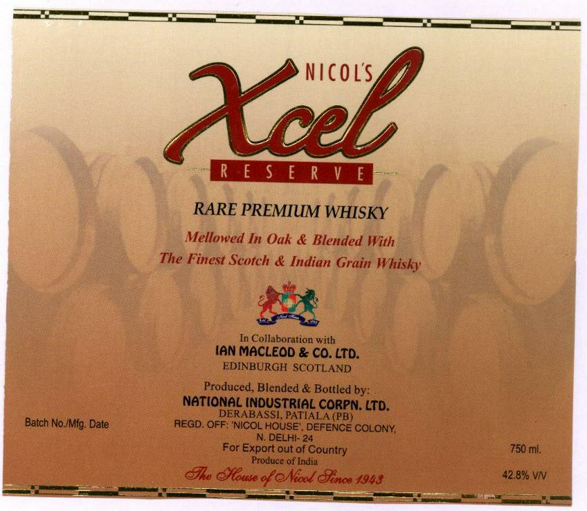 Xcel With Label Device mark 1473837 Trademark