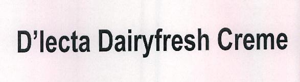 D'lecta Dairyfresh Creme Device mark 2474735 Trademark
