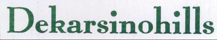 Dekarsinohills Device mark 2133125 Trademark