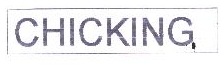 Chicking Device mark 1765357 Trademark