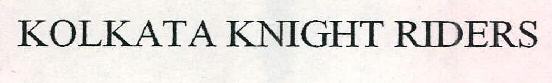Kolkata Knight Riders Device mark 2384295 Trademark