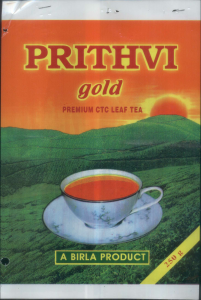 Prithivi Gold (label) Device mark 1053241 Trademark