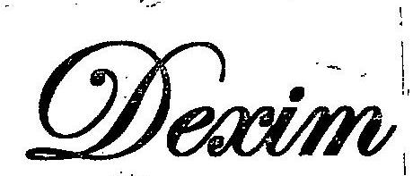 Dexim (label) Device mark 2471130 Trademark