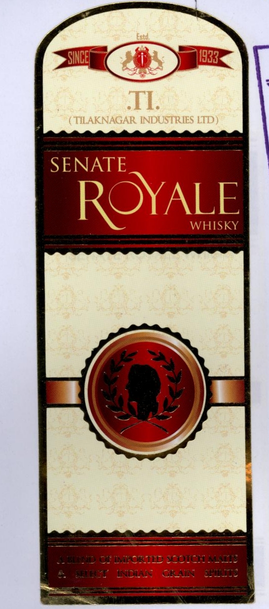 Senate Royale Whisky Device mark 1972824 Trademark
