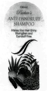 Parker's Anti Dandruff Shampoo(device) Device mark 2510312 Trademark
