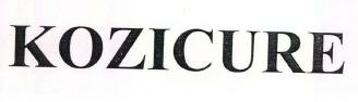 Kozicure Device mark 2611856 Trademark