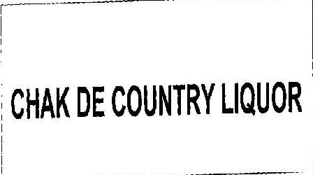 Chak De Country Liquor Device mark 1879008 Trademark