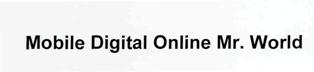 Mobile Digital Online Mr. World Device mark 2765250 Trademark