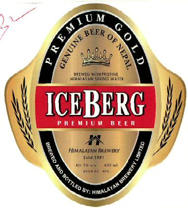 Ice Berg Premium Beer (label) Device mark 2448732 Trademark