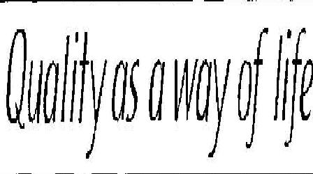 Quality As A Way Of Life Device mark 1883128 Trademark