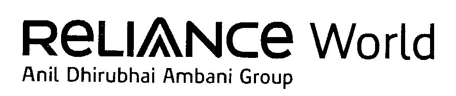 Reliance World (letter Written In Special Form) Device mark 1497784 Trademark