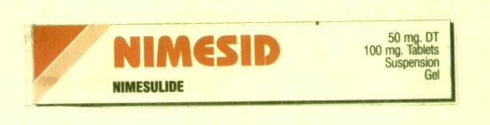 Nimesid (label) Device mark 877708 Trademark