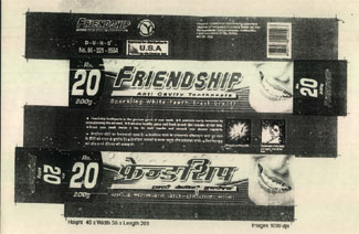 Friendship (label) Device mark 1401773 Trademark