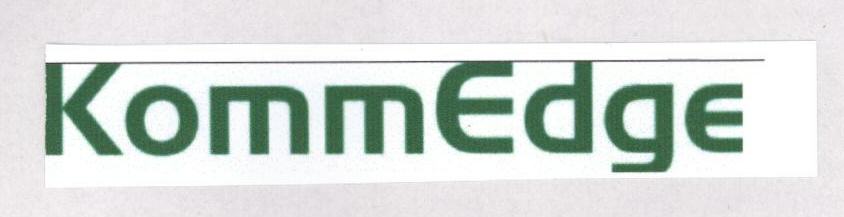 Kommedge (label) Device mark 1675527 Trademark