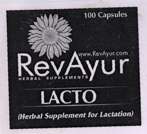 Revayur Lacto (device Of Sunflower) Device mark 1525469 Trademark