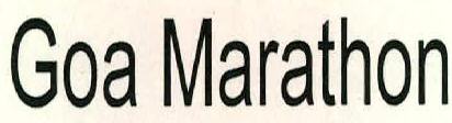 Goa Marathon Device mark 2319610 Trademark