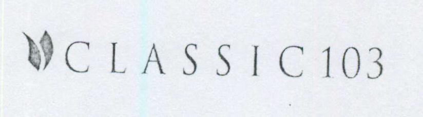 C L A S S I C 103 (device Of Other Geomerical Solids) Device mark 1444262 Trademark