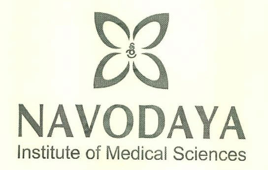 Navodaya Institute Of Medical Sciences Device mark 2522414 Trademark